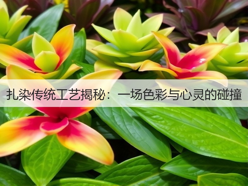 扎染传统工艺揭秘：一场色彩与心灵的碰撞