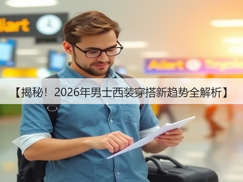 【揭秘！2026年男士西装穿搭新趋势全解析】