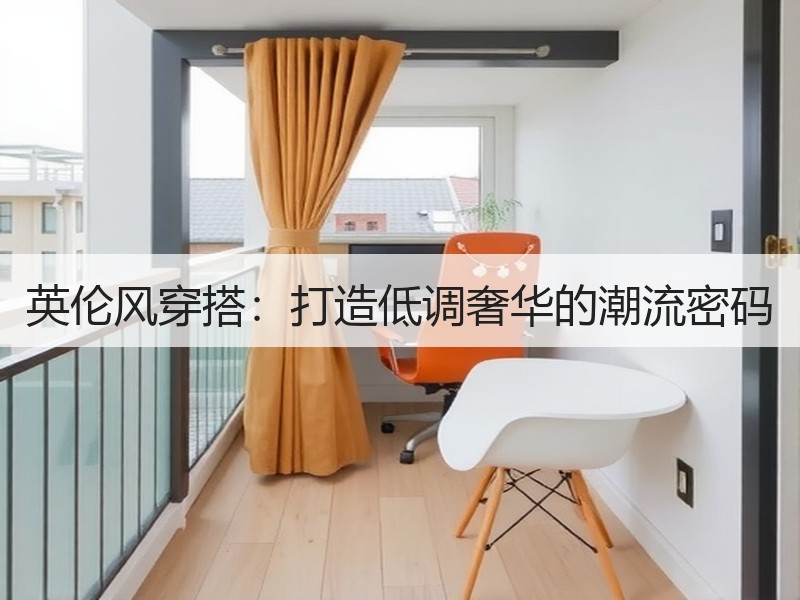 英伦风穿搭：打造低调奢华的潮流密码