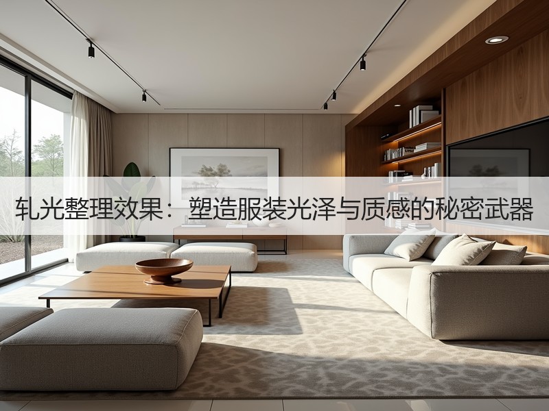 轧光整理效果：塑造服装光泽与质感的秘密武器