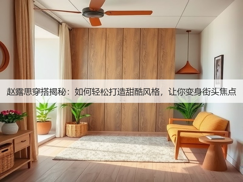 赵露思穿搭揭秘：如何轻松打造甜酷风格，让你变身街头焦点