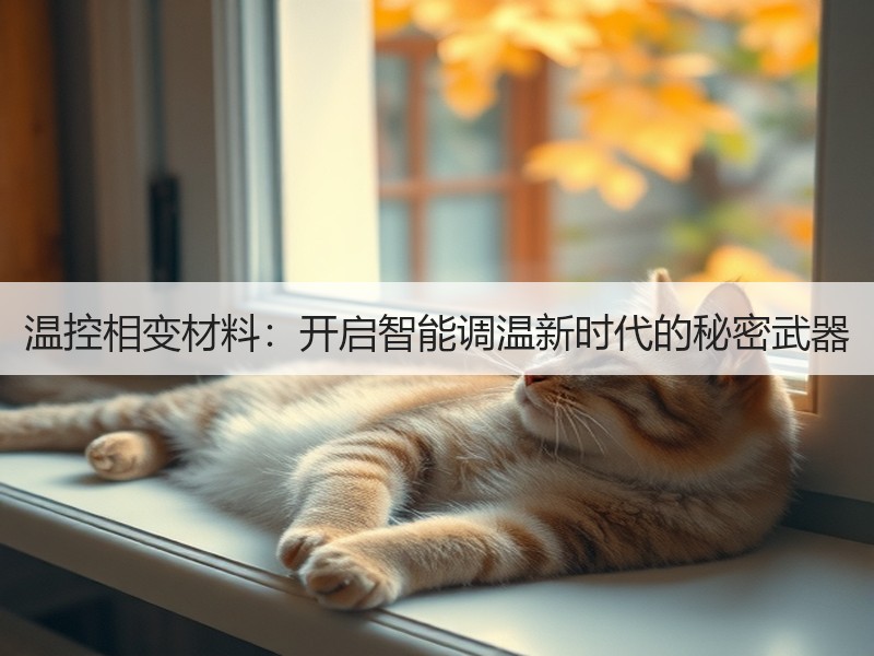 温控相变材料：开启智能调温新时代的秘密武器
