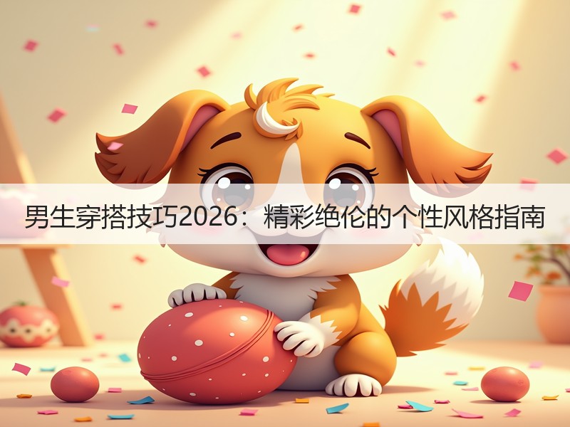 男生穿搭技巧2026：精彩绝伦的个性风格指南