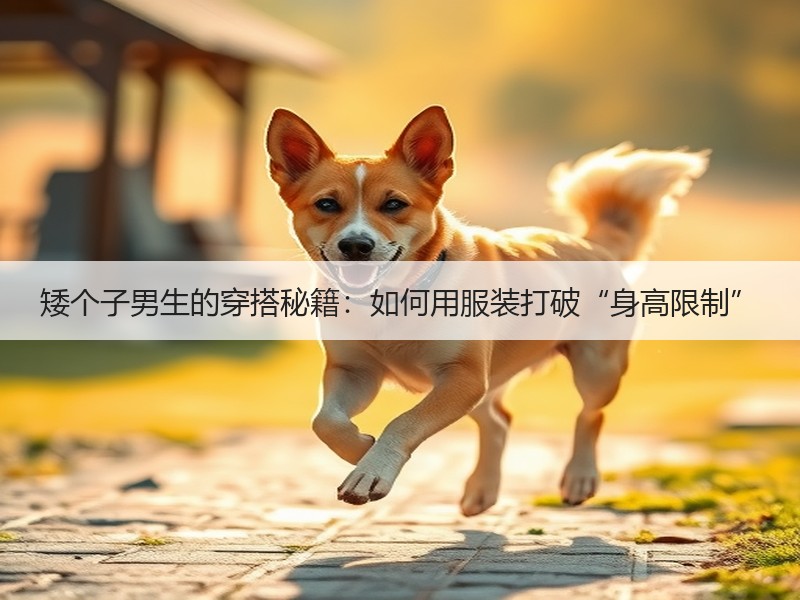 矮个子男生的穿搭秘籍：如何用服装打破“身高限制”